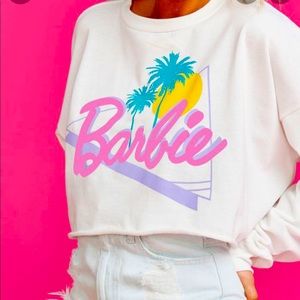 Show Me Your Mumu Barbie Crop Sweatshirt